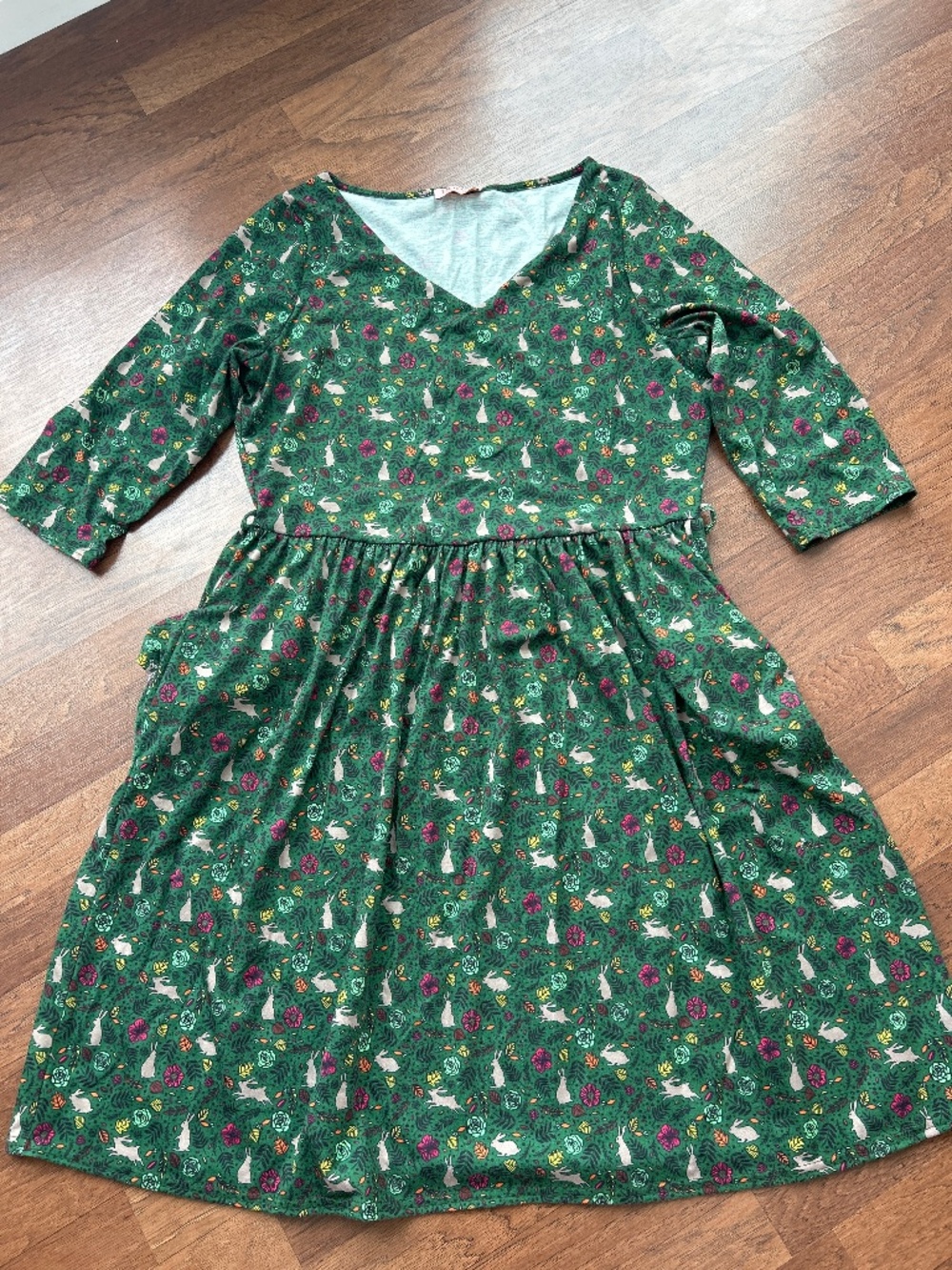 Cute rabbit dress with pockets